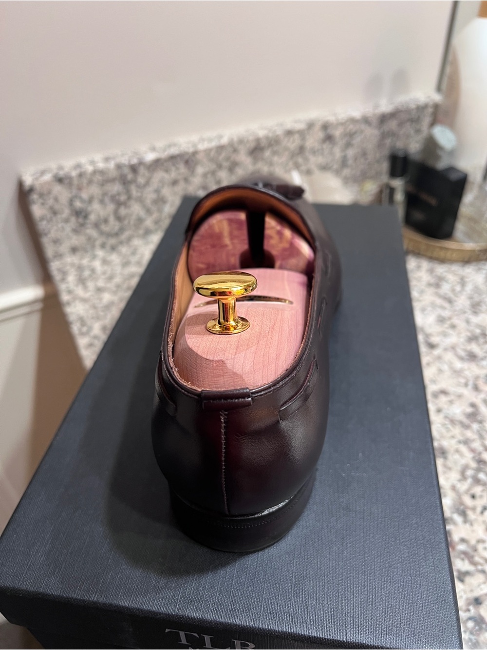 Tlb Mallorca Artista 144 Men's Boxcalf Brown Dress Tassel Loafers - Nice View 5